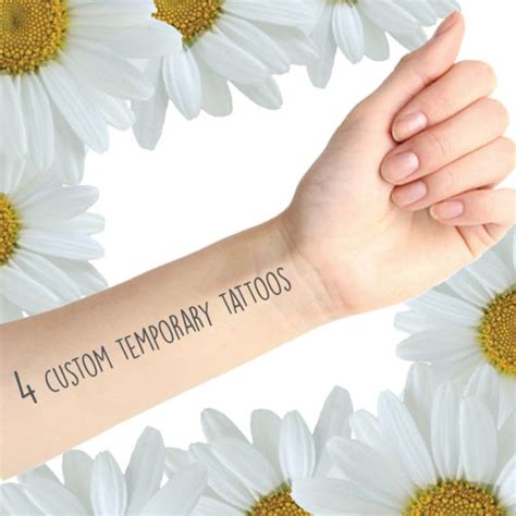 customized temporary tattoos no minimum.